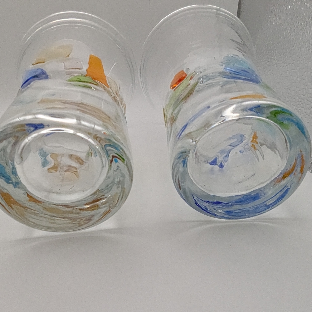 Global AMICI Colorful Glass Mosaic Tumblers (Set Of 2) - Picture 6 of 9